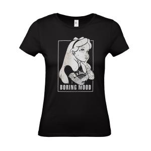 Woman's T-shirt "Boring Mood" - 4084