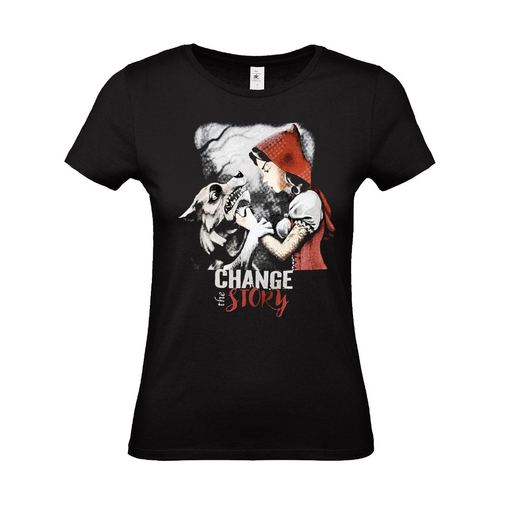 Woman's T-shirt " Change the Story"