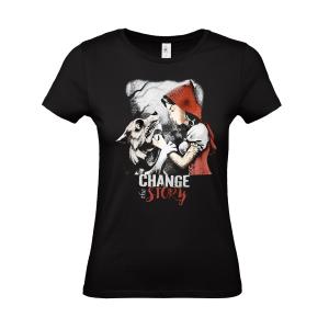 Woman's T-shirt " Change the Story" - 4054