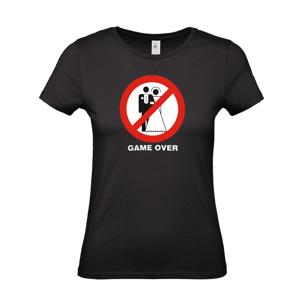 Woman's  T-shirt "Game Over"