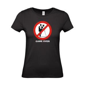 Woman's  T-shirt "Game Over" - 5008