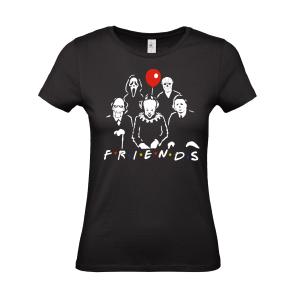 Γυναικείο T-shirt "Horror Friends" - 4963