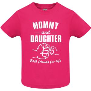  "Mommy & Daughter best Friends for Life" Μπεμπέ T-shirt - 6161