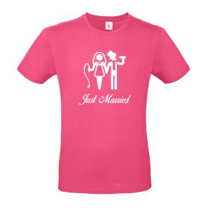 Ανδρικό T-shirt "Just Married" - 5056