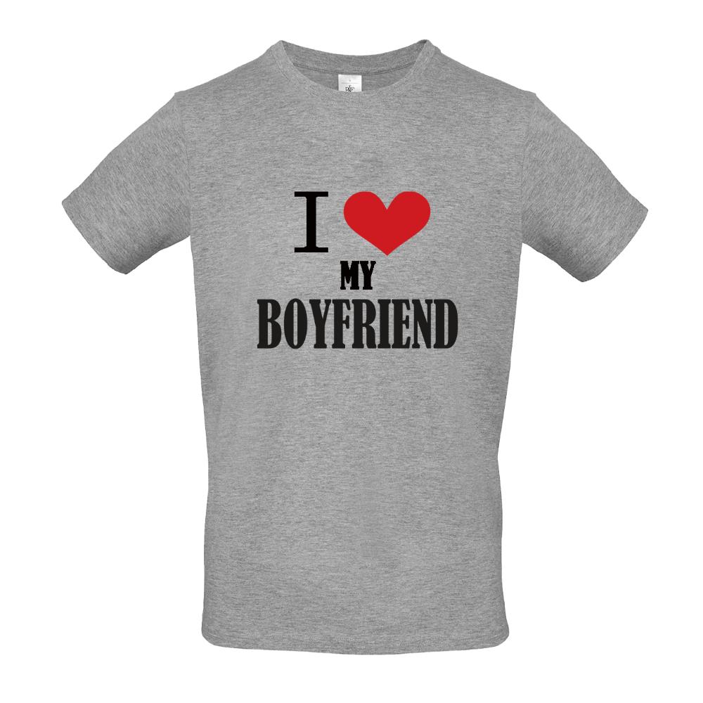 Γυναικείο T-shirt ''I Love my Boyfriend'' - 1