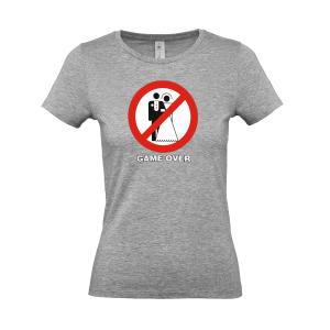 Woman's  T-shirt "Game Over" - 5024