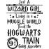 Jumper Sweatshirt "Just a Wizard Girl" - 1