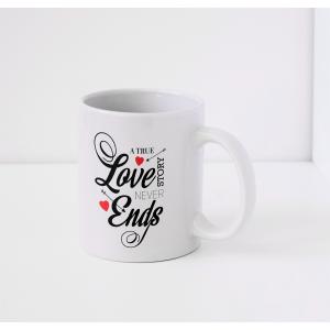 Mug  "Love never ends" - 4482