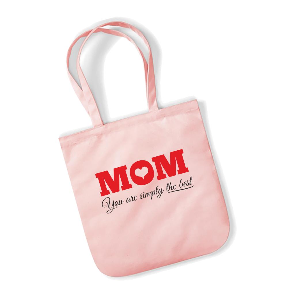  "Mom you are simply the best" Τσάντα Tote Organic EarthAware