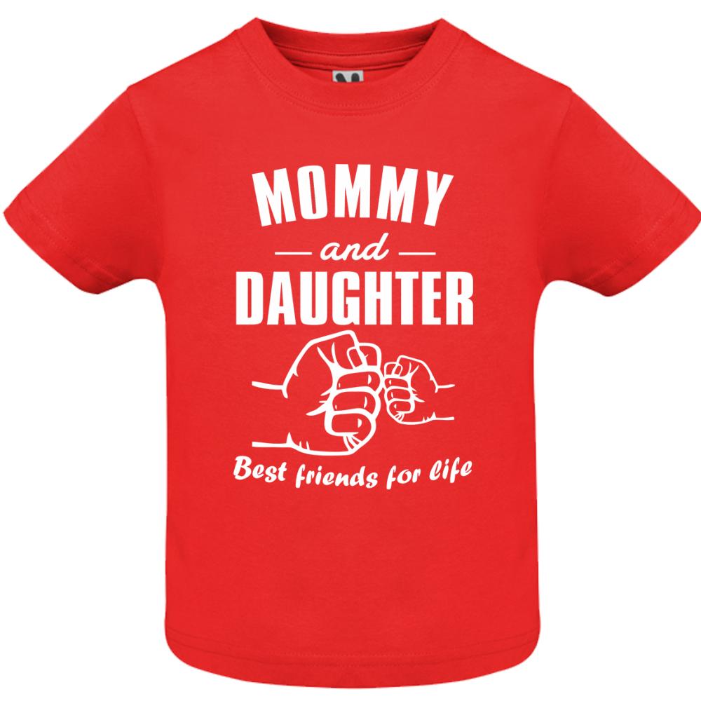  "Mommy & Daughter best Friends for Life" Μπεμπέ T-shirt