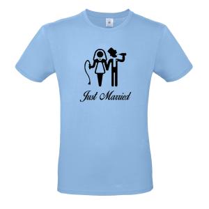 Ανδρικό T-shirt "Just Married" - 5073