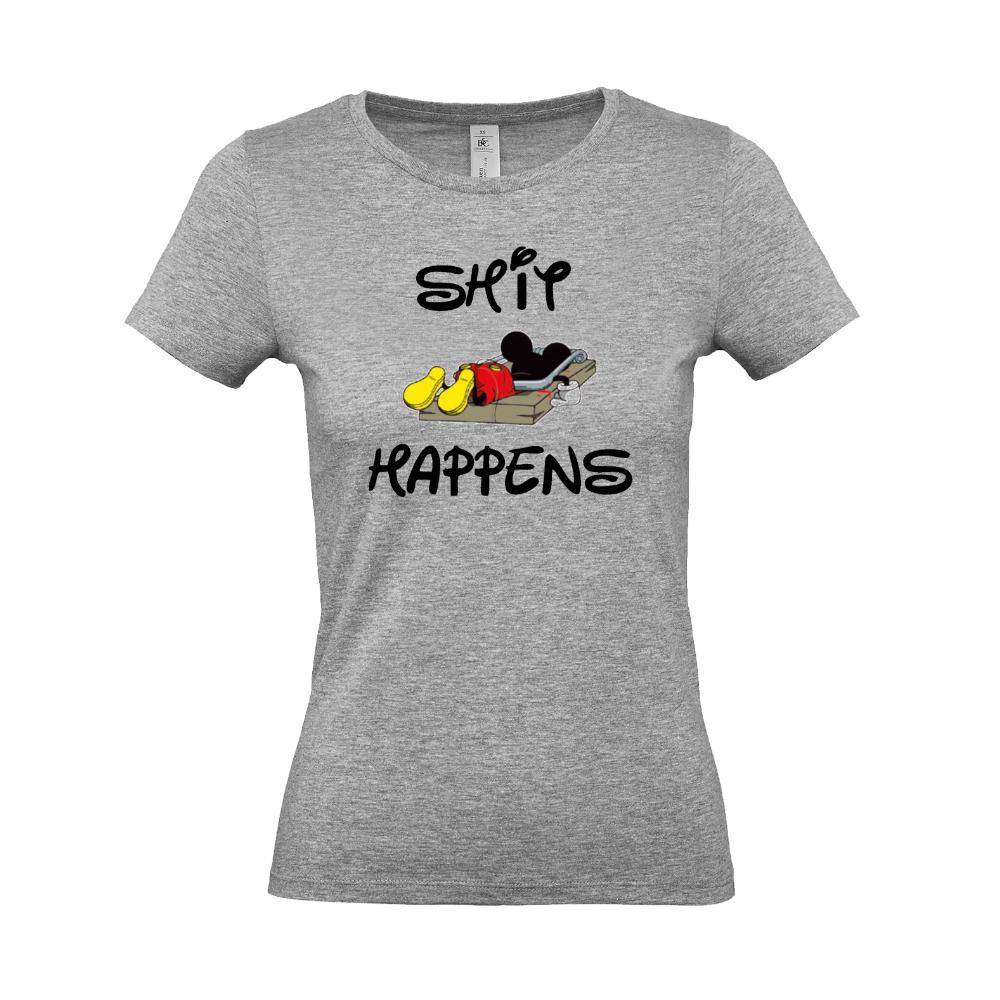 Γυναικείο T-shirt "Shit Happens"