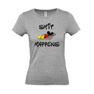 Γυναικείο T-shirt "Shit Happens" - 4214