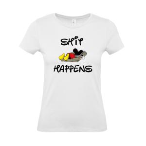 Woman's  T-shirt "Shit Happens" - 4206