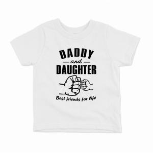 Baby T-shirt  "Daddy & Daughter best Friends for Life" - 1794