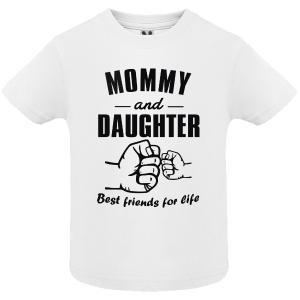  "Mommy & Daughter best Friends for Life" Μπεμπέ T-shirt - 6151