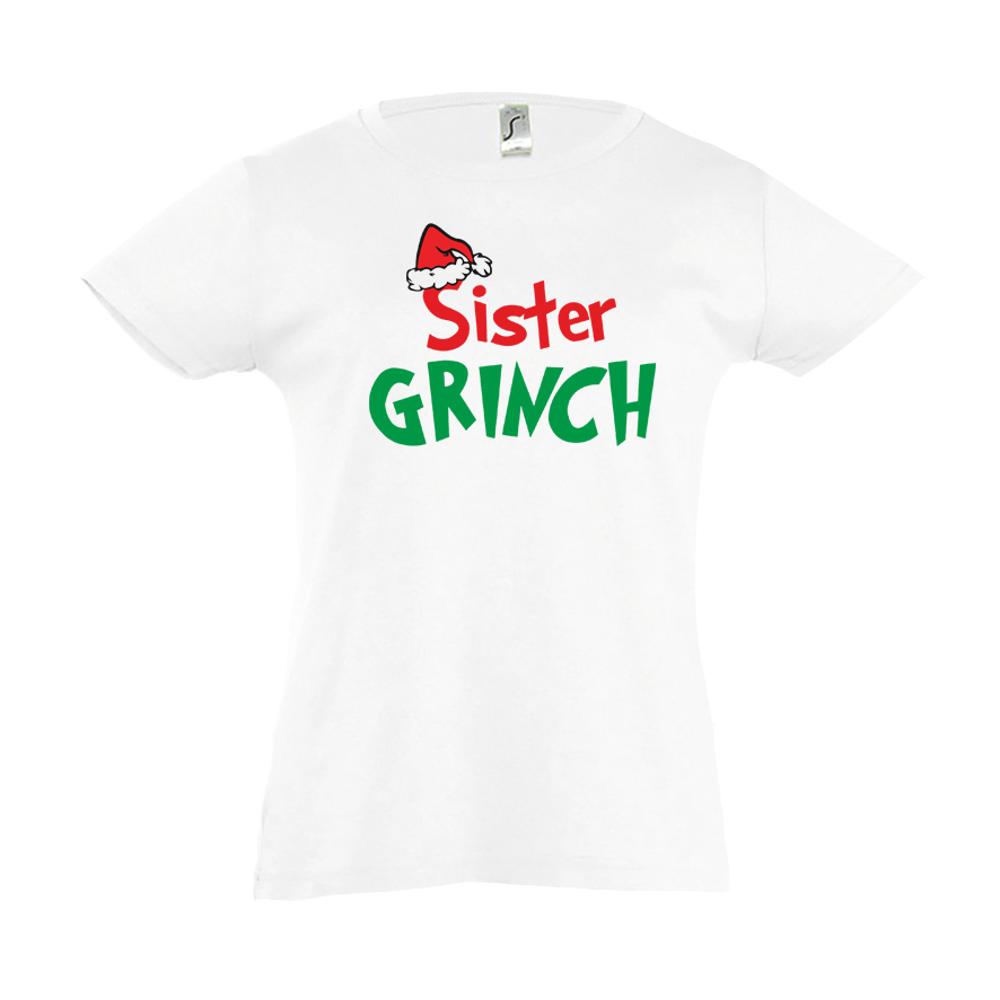  "Sister Grinch" Κοριτσίστικο  T-shirt