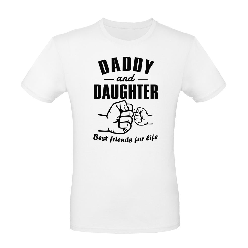 Ανδρικό T-shirt "Daddy & Daughter best Friends for Life"