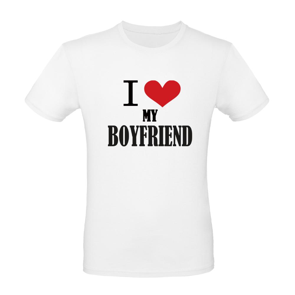 Woman's T-shirt ''I Love my Boyfriend'' - 1