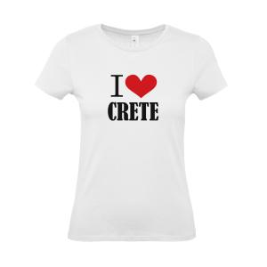 Woman's T-shirt "I Love Crete"  - 4689