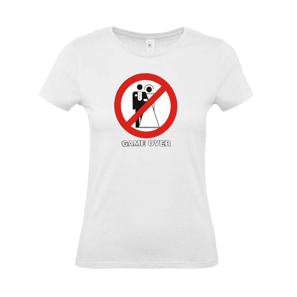 Woman's  T-shirt "Game Over"