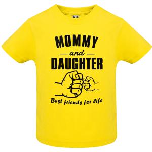  "Mommy & Daughter best Friends for Life" Μπεμπέ T-shirt - 6156