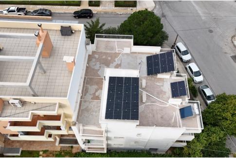 Κατοικία, Γλυφάδα Αθήνα|Φ/Β Σταθμός 6,75kWp (7,68kWh)