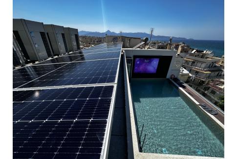 Resort & Spa, κέντρο Ηρακλείου | Φ/Β Σταθμός 10,8kWp 