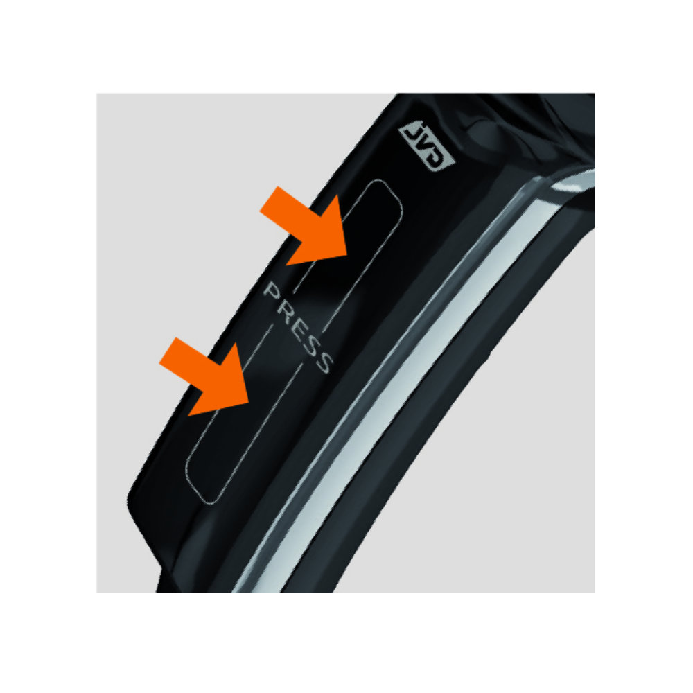 Σεσουάρ, JVD, Clipper  II 8221191, 1400W, λευκό