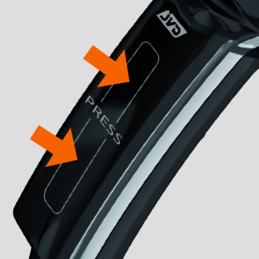 Σεσουάρ, JVD, Clipper  II 8221192, 1400W, μαύρο