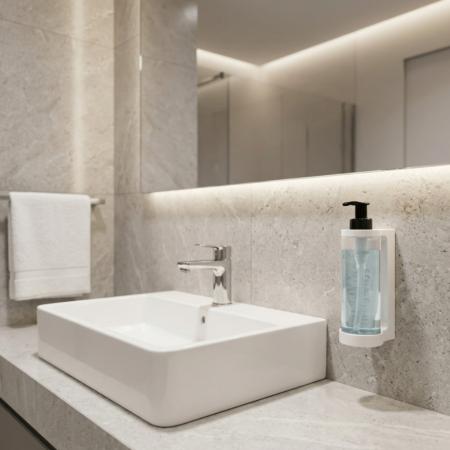 Σαπουνοθήκη, JVD, Isiss 8441768, 300 ml, λευκό