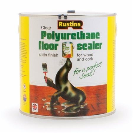 Φινίρισμα δαπέδου, Rustins, Polyurethane Floor Seal Satin, 1ltr