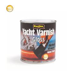 Βερνίκι Ξύλου Θαλάσσης, Rustins Yacht Varnish gloss, διαφανές, γυαλιστερό, 1ltr