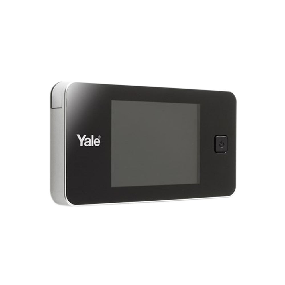 Ηλεκτρονικό ματάκι πόρτας, Yale DDV 500, ασημί, 14mm