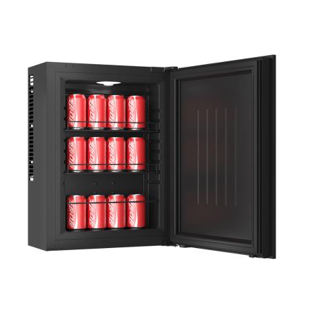 Mini bar επιτοίχιο, N.S.KEY, TH-12ΒΒ Wall Mini bar, θερμοηλεκτρικό, μαύρο καθρέπτης- 52,2 x 40,2 x 22,2 cm