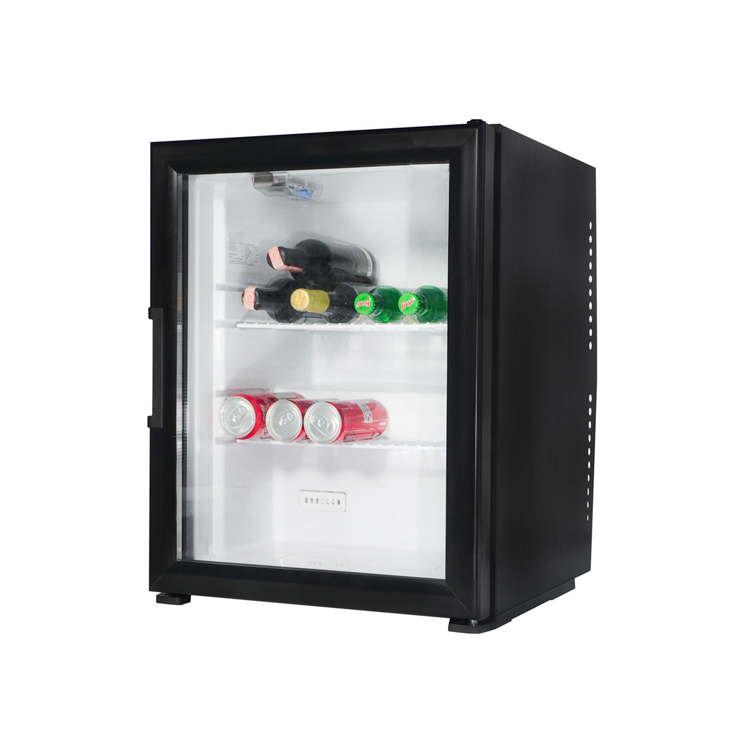 Minibar , N.S.KEY, BREAK MB SM 45Gi, Compressor minibar, glass door, 56,6 x 43,5 x 46,1 cm