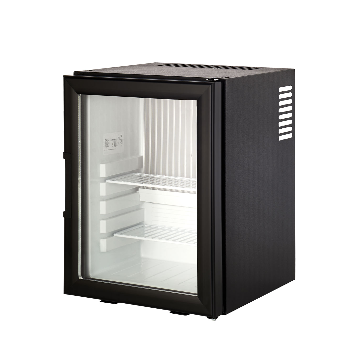Mini Bar, N.S.KEY, BREAK MB SM 271Gth, θερμοηλεκτρικό, glass door, μαύρο, - 51,2 x 38,4 x 39,5 cm
