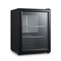 Mini Bar, N.S.KEY, BREAK MB SM 301Gth FBL, θερμοηλεκτρικό, glass door, μαύρο εσωτερικά και εξωτερικά, - 51,2 x 42,0 x 39,5 cm