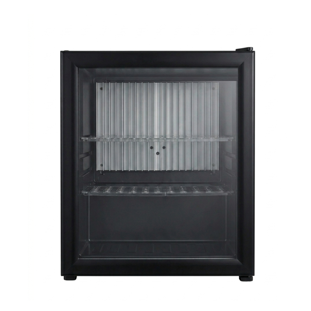 Mini Bar, N.S.KEY, BREAK MB SM 301Gth FBL, θερμοηλεκτρικό, glass door, μαύρο εσωτερικά και εξωτερικά, - 51,2 x 42,0 x 39,5 cm