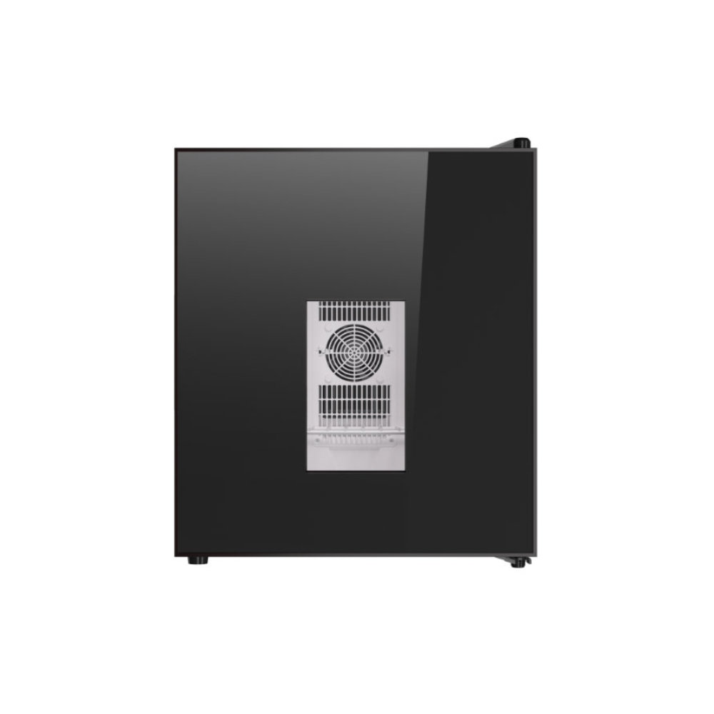 Mini Bar, N.S.KEY, TH-47BBG  FUN, θερμοηλεκτρικό, glass door, Χαμηλού θορύβου, μαύρο μέσα έξω - 51,3 x 43,0 x 51,0