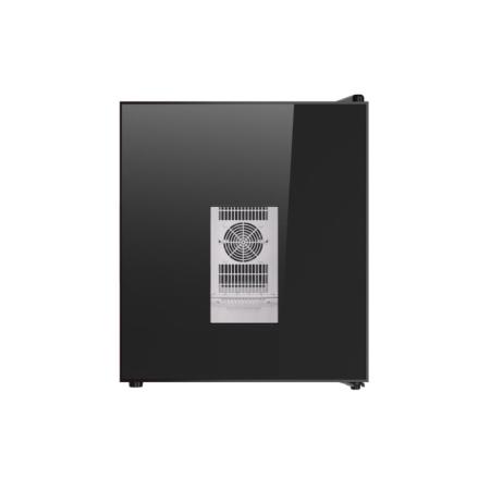 Mini Bar, N.S.KEY, TH-47BBG  FUN, θερμοηλεκτρικό, glass door, Χαμηλού θορύβου, μαύρο μέσα έξω - 51,3 x 43,0 x 51,0