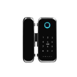 Έξυπνη Κλειδαριά για γυάλινη πόρτα  E15 Card FP Password Mobile, N.S.KEY, μαύρο χρώμα, λειτουγρεί με κωδικό πρόσβασης, κάρτα, δακτυλικό αποτύπωμα