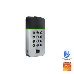 Κουδούνι πόρτας αδιάβροχο, N.S.KEY, AC01B-TWH, Door Bell, κωδικό πρόσβασης, κάρτα RFID, κινητό, μηχανικό κλειδί, δαχτυλικό αποτύπωμα