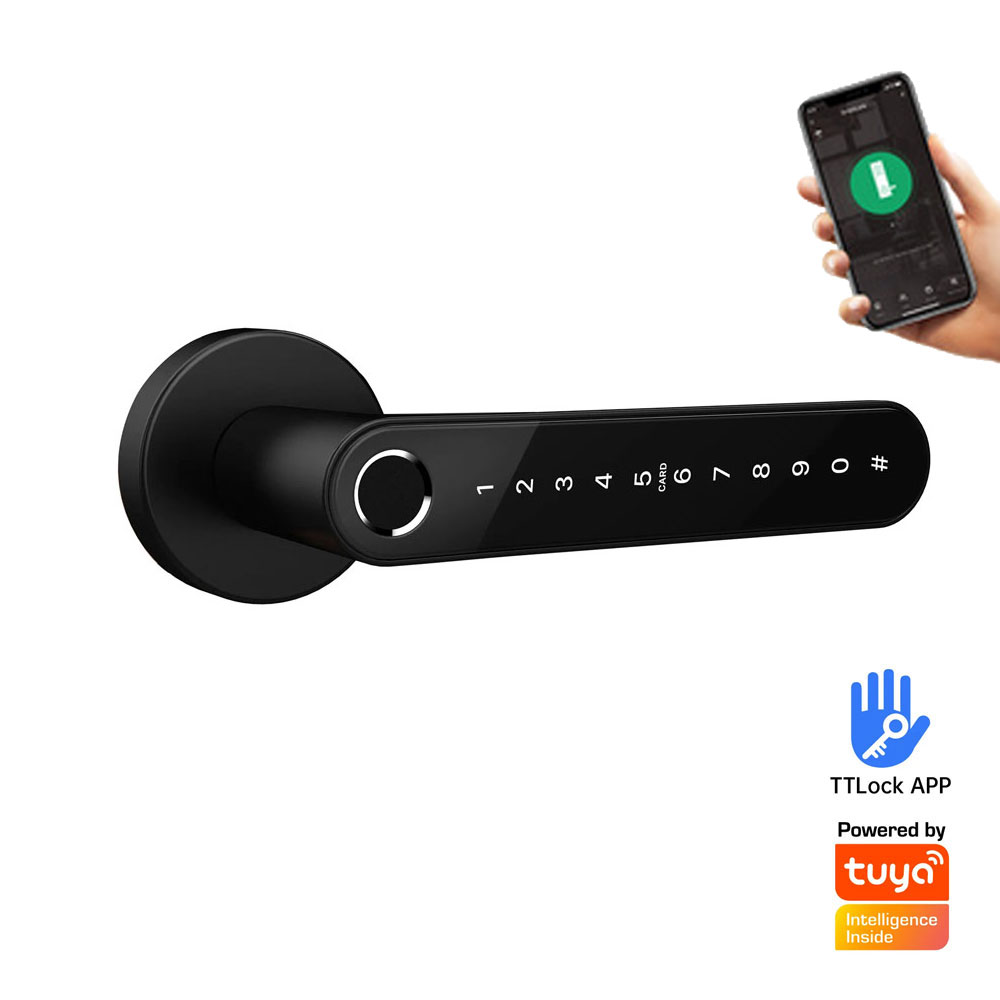 Nskey, Door Handle Smart Lock 33-TB, Έξυπνη κλειδαριά, Bluetooth Password, Card