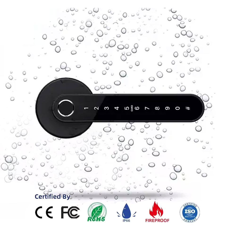 Nskey, Door Handle Smart Lock 33-TB, Έξυπνη κλειδαριά, Bluetooth Password, Card