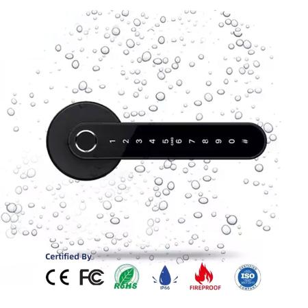 Nskey, Door Handle Smart Lock 33-TB, Έξυπνη κλειδαριά, Bluetooth Password, Card