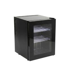 Mini Bar, N.S.KEY, SH-40AGD BIG COOL, θερμοηλεκτρικό με γυάλινη πόρτα, μαύρο εσωτερικά και εξωτερικά - 57,0 x 40,0 x 42,5