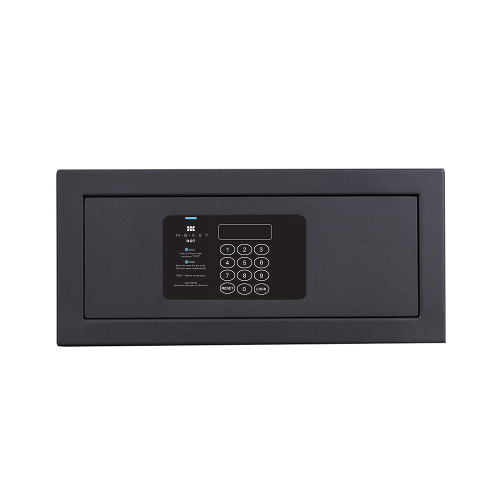 Χρηματοκιβώτιο με σήμανση Braille Nskey NS Dot L 20 για laptop, ανθρακί - 19,5 x 43,0 x 37,0 cm