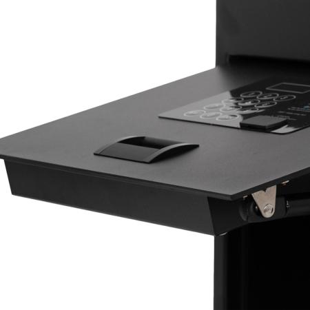 Χρηματοκιβώτιο Nskey STO-24 Top Open, μαύρο - 18,0 x 40,0 x 35,0 cm