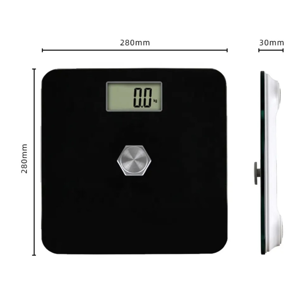 Ζυγαριά Μπάνιου - NS-3A, ζυγαριά μπάνιου, (battery free), μαύρη